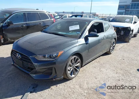 2019 Hyundai Veloster 2.0 Premium z USA, uszkodzony, nr VIN KMHTG6AF7KU019070